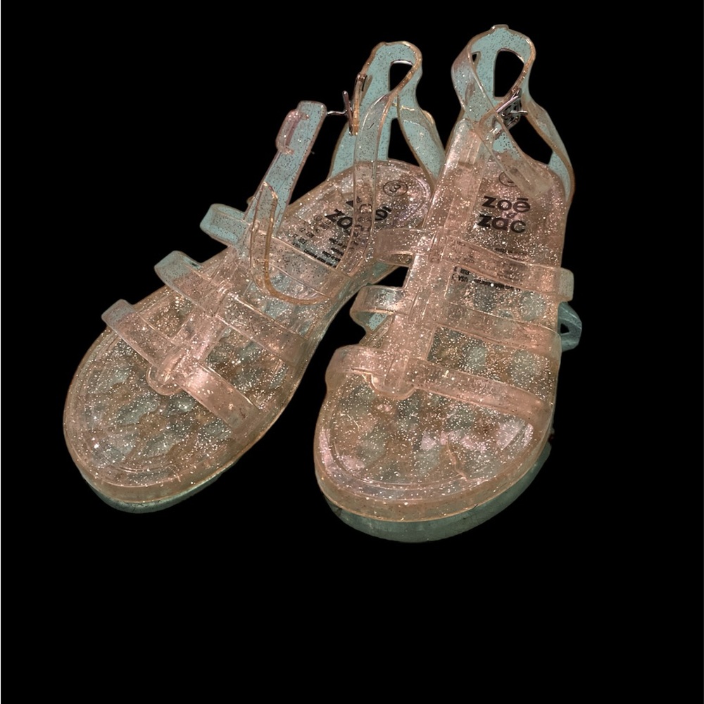 Zoe and Zac size 3 glitter gel sandal